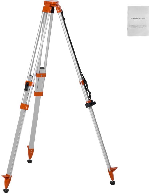 Thumbnail - Stativständer für Laser-Wasserwaage, 5/8'-11-Gewindehalterung, 16,53-65,55 Zoll höhenverstellbar, Vermessungsstativ mit ...