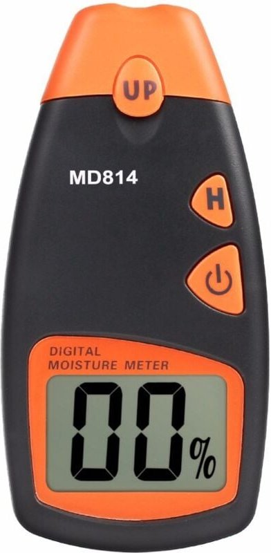 Sollbry - Feuchtigkeitstester, tragbarer digitaler Tester, Holzfeuchtetester mit HD-Digital-LCD-Display, Bereich 5 %–40 ...