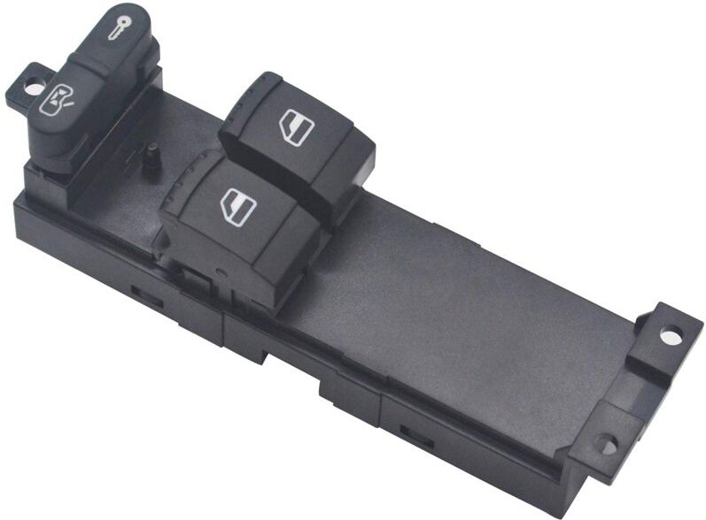 Fensterheber-Steuerschalter, Fensterknopf 1J3959857 für Golf 4 Leon Fabia Octavia, geeignet für Volkswagen Golf Passat B...