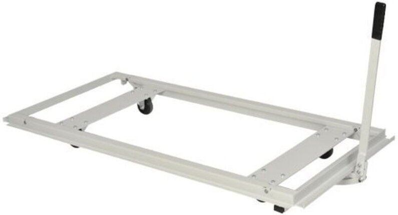 Hub-Senkfahrgestell für Kastenwerkbank mit Gestellbreite 1500 Maße in mm (BxT): 1500 x 750