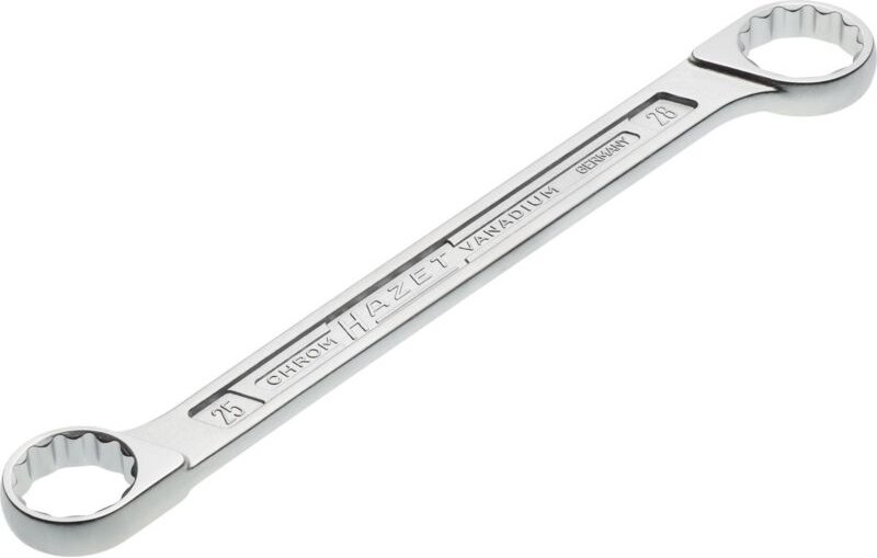 Hazet - Doppel-Ringschlüssel 610N-25X28 Außen-Doppel-Sechskant-Tractionsprofil ?