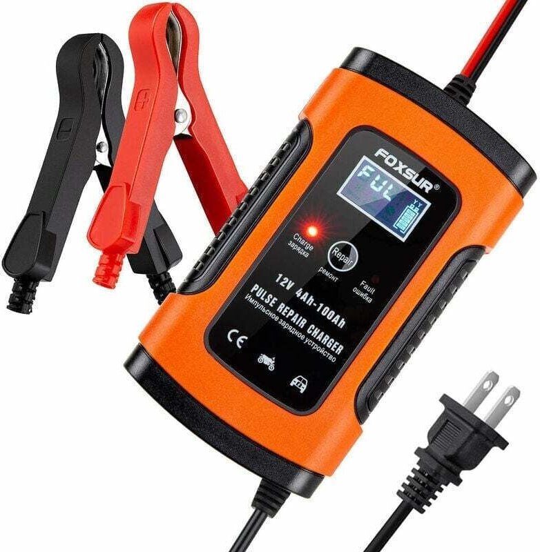 Thumbnail - Aiperq - 12 v, 5000 mA, vollautomatisches Batterieladegerät, Starthilfe- und Überbrückungskabel für Autos, Motorräder, G...