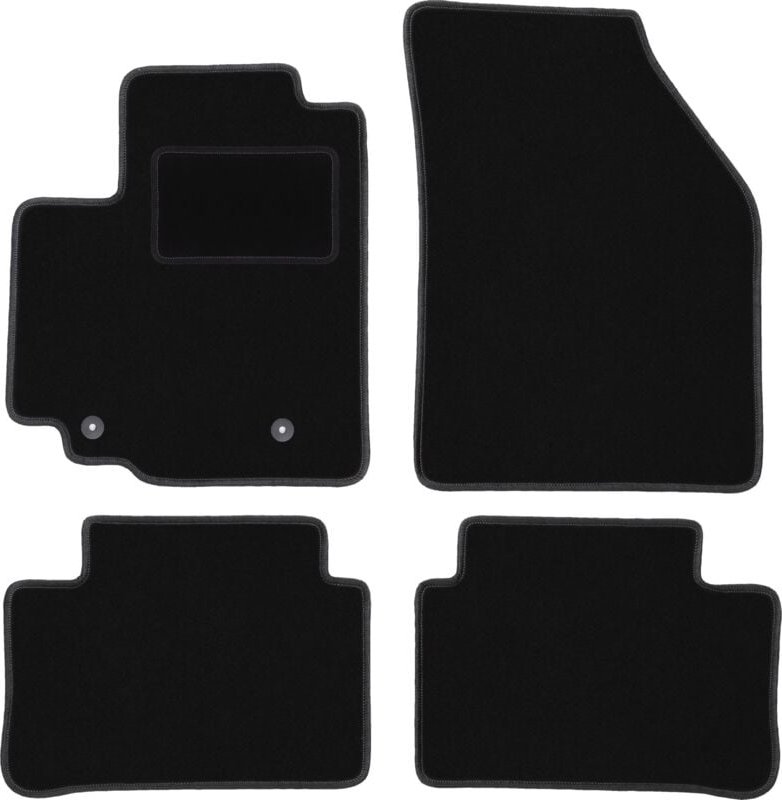 Schwarze Veloursmatten für: Suzuki Splash Fließheck (2008-2014)