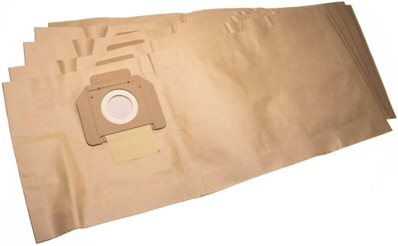 Thumbnail - 5x Staubsaugerbeutel Ersatz für Nilfisk Alto 302000449, 302004000 für Staubsauger - Papier, 66cm x 27,8cm, braun - Vhbw