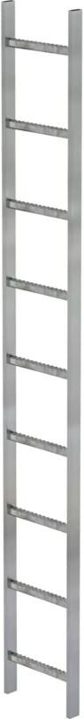 Thumbnail - Schachtleiter Stahl feuerverzinkt 300 mm lichte Weite 9 Sprossen - 060009 - Günzburger Steigtechnik