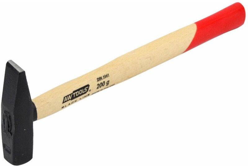 Awtools młotek ślusarski 0,2 kg trzonek drewniany black line