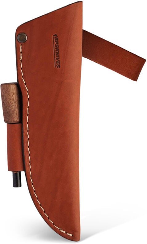 BPS Knives SH06 Braune Universal-Lederscheide mit Feuerstarter