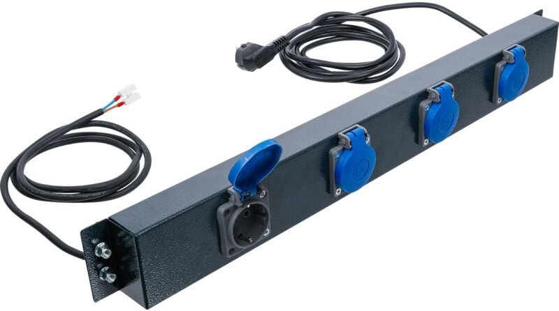 Netzversorgungsleiste 4-fach für Schrankwand-System