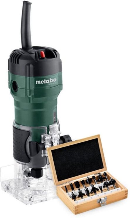 Metabo - Drahtfräse 500 w 6 mm fm 500-6 mit Fräsersatz 601741180