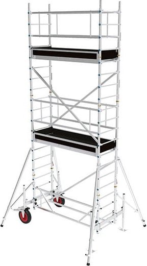 Matisère - Gartengerüst 2 Bühnen 2.00m - Max. Arbeitshöhe 6.30m - EC420TH