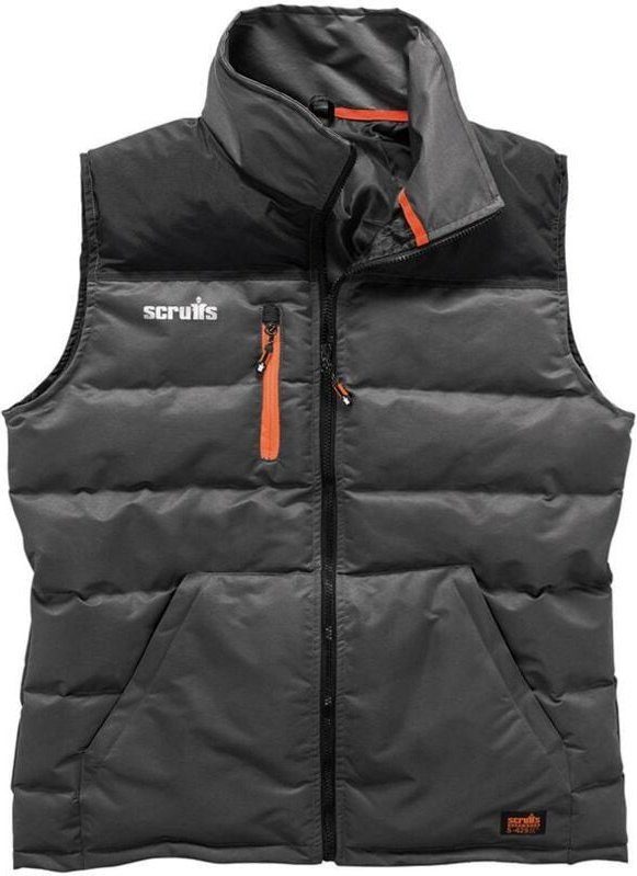 Steppweste "Worker", anthrazit Größe l