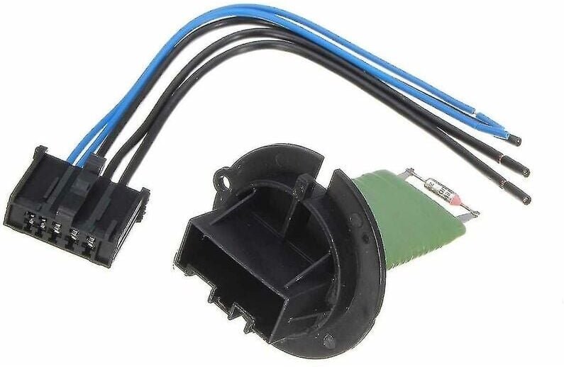 Kompatibler Gebläse-/Heizmotorwiderstand + Kabelbaum für Peugeot 206 307 Citroen C3 Xsara 6450jp 6445zl 6445kl