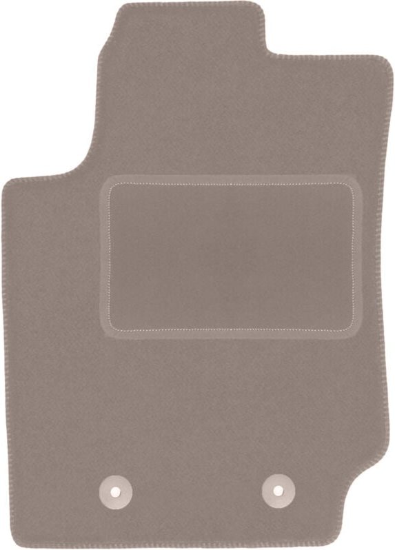 Beige Fahrermatte für: Ford Ranger Pickup (2012-2019)