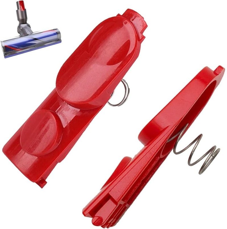 2er-Pack Clip-Verriegelungsknöpfe mit Feder für V6/V7/V8/V10/V11/V15 Staubsaugerteile und -ersatz, einfache Installation