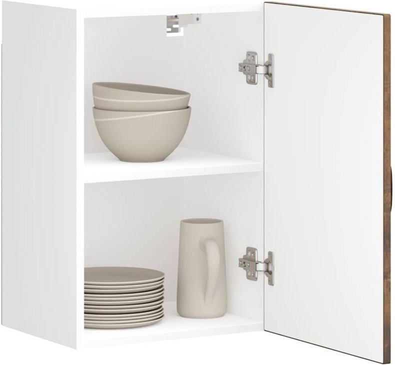 Küchen-Hängeschrank Kalmar Räuchereiche Holzwerkstoff Vidaxl