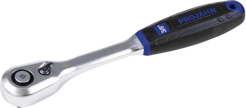 3/8 Umschaltknarre mit Grobverzahnung (48 Zähne), mit Sicherungsloch - Projahn