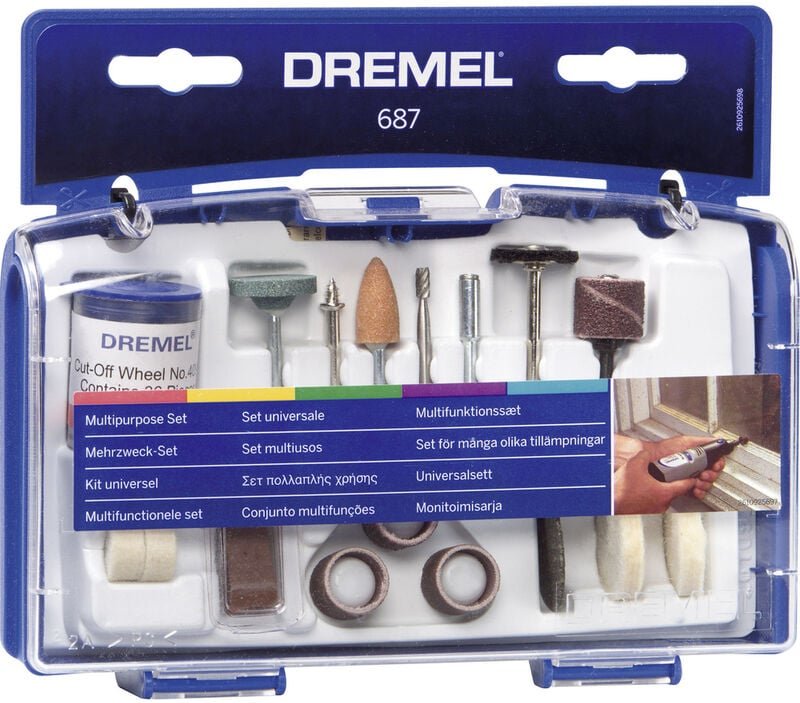 26150687JA Mehrzweck-Set 687 1 Set - Dremel