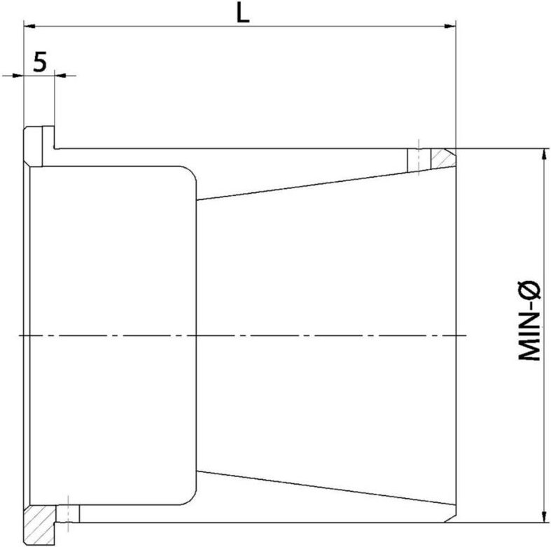 Röhm Spannhülse Min. Ø 26,7 Ausführung R - vulkanisiert Größe KFR / MFR 2 - 1015729