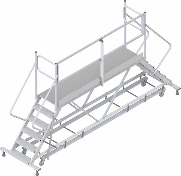 Plattformleitern 15 Stufen - Max. Arbeitshöhe 5.00m - PTF115-DA