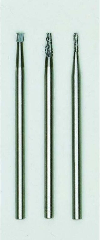 Proxxon - Fräsersatz hm 3-tlg. Zylinder, Kegel, Walze, für Stahl, Kunststoff usw.