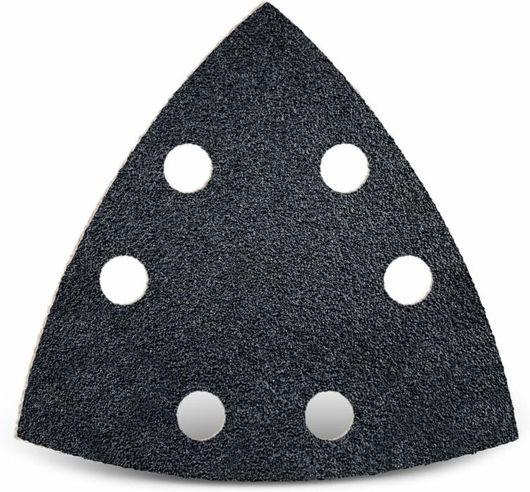 MENZER Black Klett-Schleifblätter, 93 mm, 6-Loch, f. Deltaschleifer, Siliciumcarbid (25 Stk.) K36