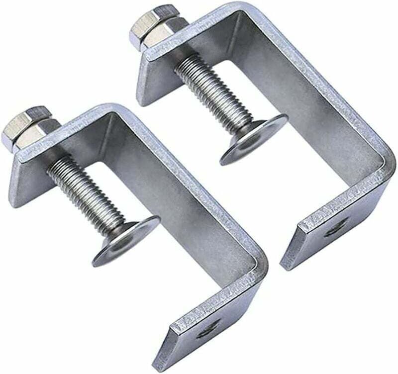 Hochleistungs-Edelstahlklemme, 2 Stück C-Klemmen, 65 mm Hochleistungs-C-Klemme, Holzbearbeitungs-Befestigungsklemme, für...