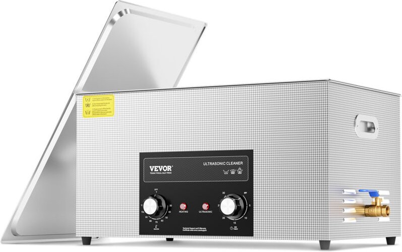 VEVOR 22 L Ultraschallreiniger mit Heiztimer & Korb professionelle digitale Schallkavitationsmaschine, 480 W Reinigungsm...