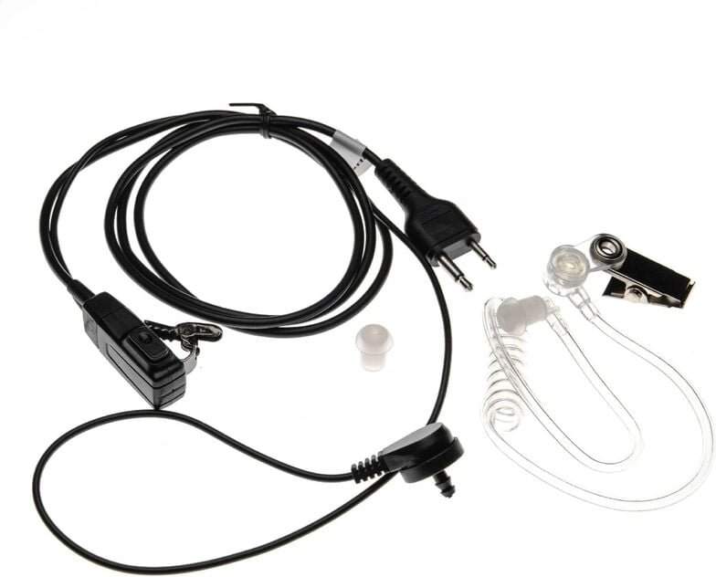 Vhbw - Headset mit Push-to-Talk Mikrofon kompatibel mit Icom IC-F3021, IC-F3022, IC-F3023, IC-F3026, IC-F3031, IC-F3062,...