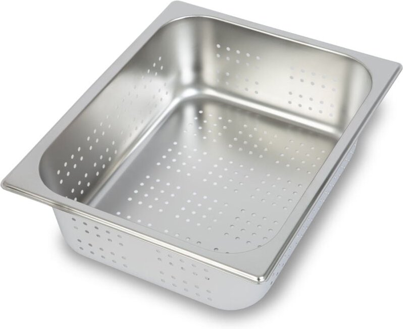 Gn Behälter 1/2 Gastro Norm Gastronorm (Edelstahl, 100mm Tief, Perforiert, Rostfrei, Kratzfest, Temperaturbeständig von ...