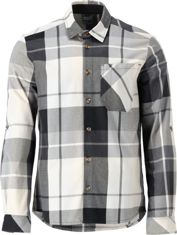 Mascot - Hemd aus Flanell, kariert Gr. 4XL, Anthrazitgrau-kariert