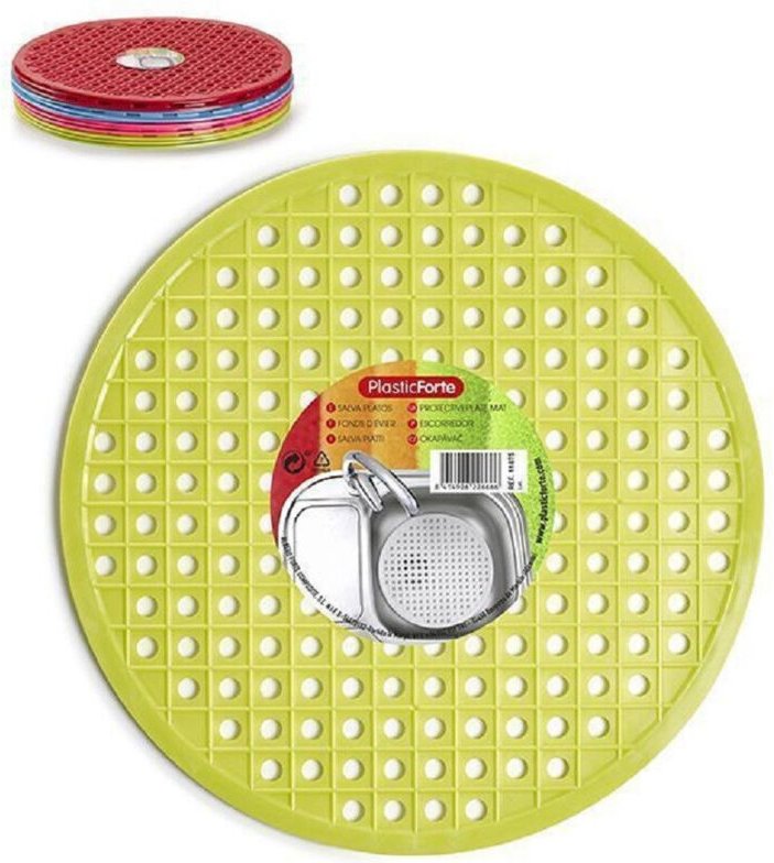 Trade Shop - TAPPETINO IN PLASTICTONDO KITCHEN ROTONDI COLORATI 11875 -