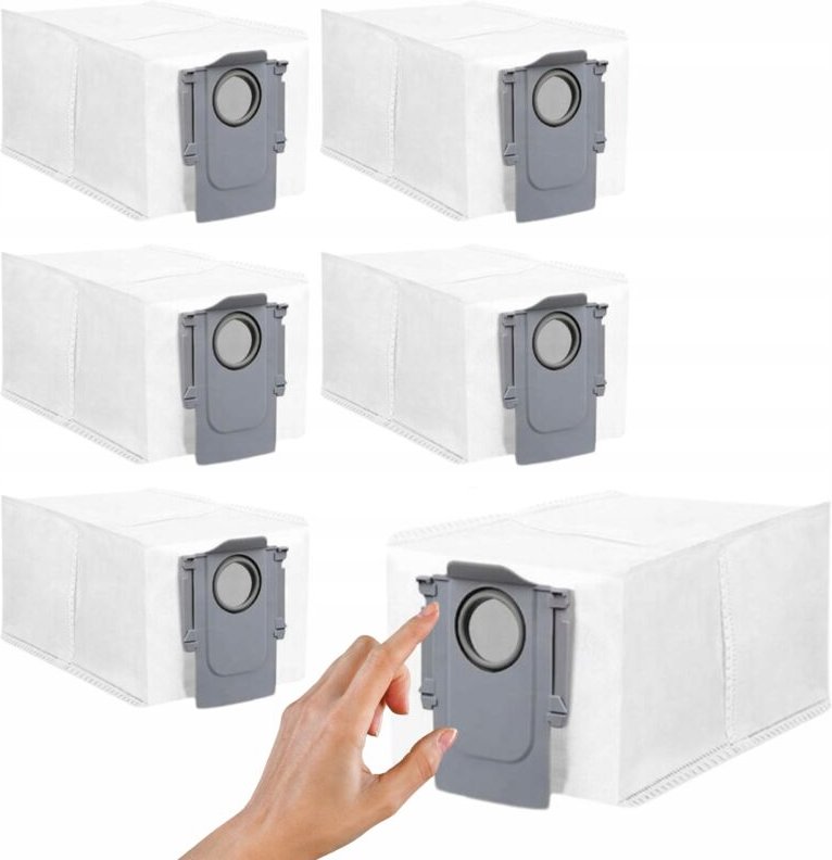 6 x Staubbeutel für Roborock Q Revo Pro / S / MaxV / Pro / S8 maxV Ultra