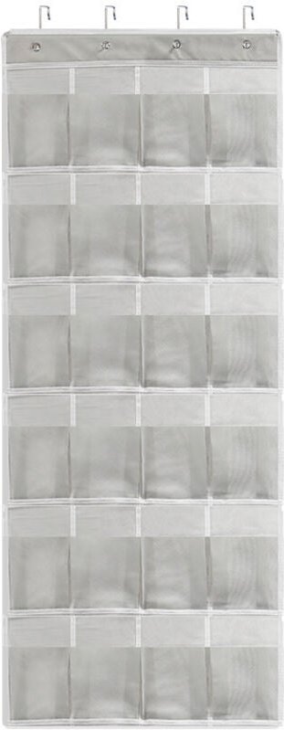 Schuhregal zum Aufhängen über der Tür, Hängeaufbewahrungstasche mit 24 Taschen, Hängeaufbewahrung für Schuhe, multifunkt...