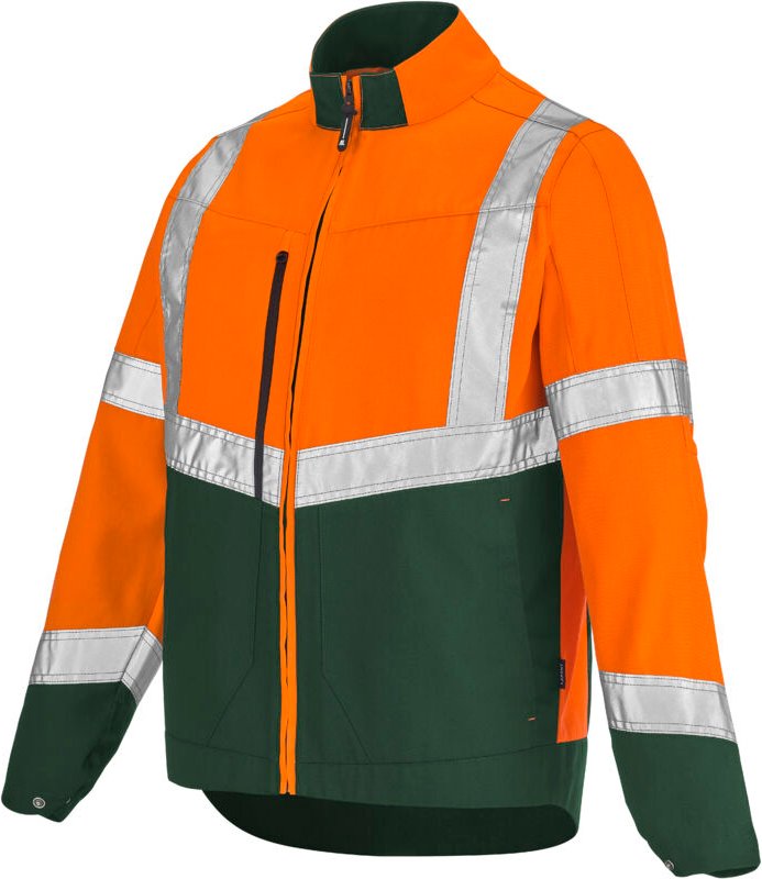 Lutea Pi Orange Fluo / Dunkelgrüner Blazer S