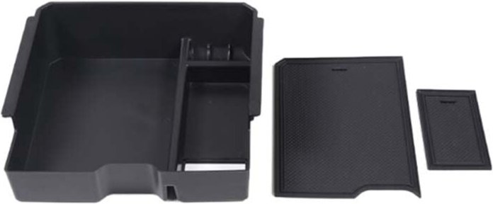 Tlily - Für Ranger Everest 2023, Organizer-Ablage für die Mittelkonsole, Einsatz für die Armlehnen-Aufbewahrungsbox (Ver...