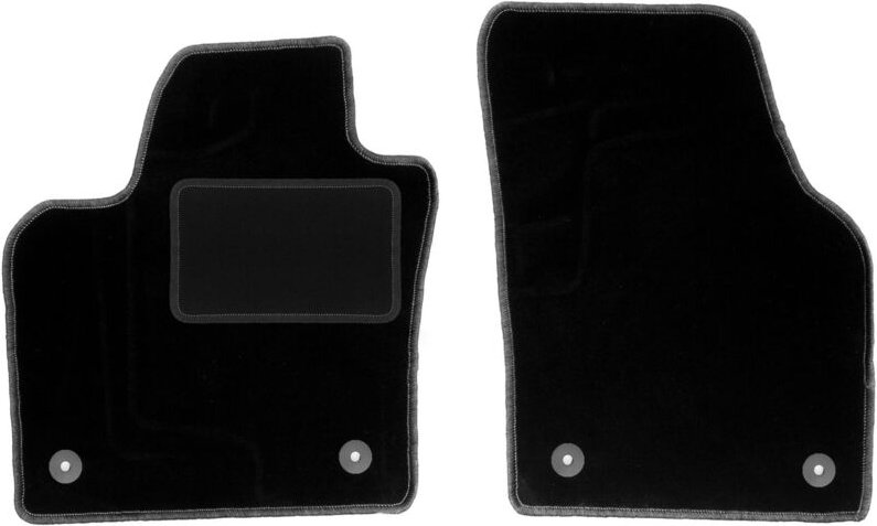 Vordere Matten schwarz für: Volkswagen Polo VI Fließheck (2017-)