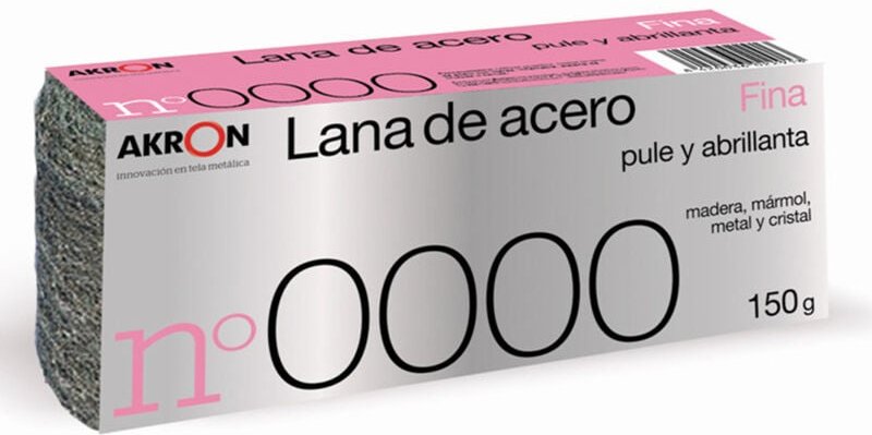 Akron Feine Stahlwolle Nr. 0000 Rolle 150 gr Ref. 2291