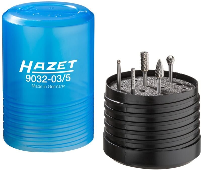 Hazet - Hartmetall Frässtift Satz, 3 mm, Anzahl Werkzeuge: 5