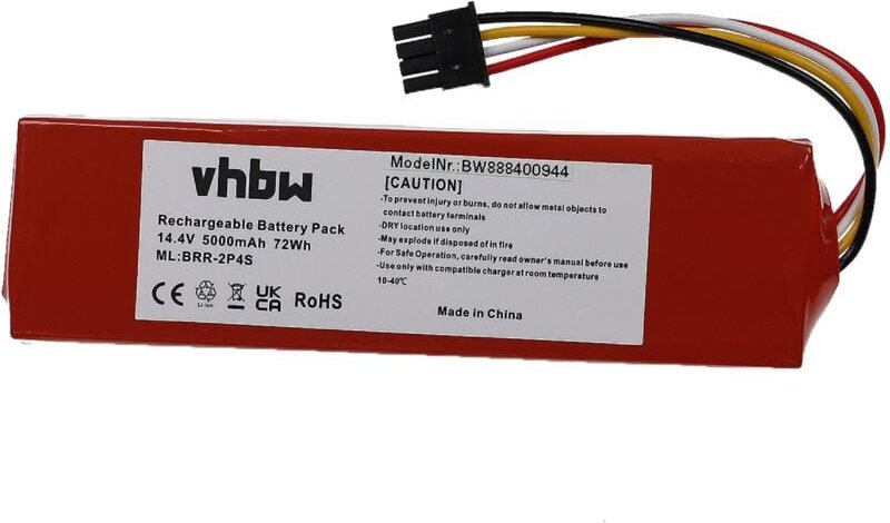 Akku kompatibel mit Dreame X40 Master Saugroboter (5000 mAh, 14,4 v, Li-Ion) - Vhbw