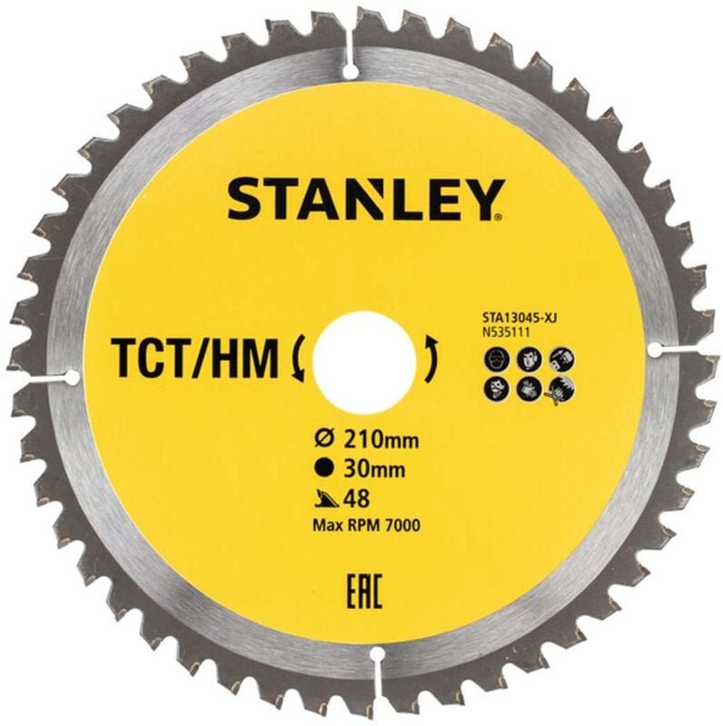 Thumbnail - Stanley - Zubehör - Sägeblatt für Holz 210x30 mm, 48 Zähne STA13045-XJ