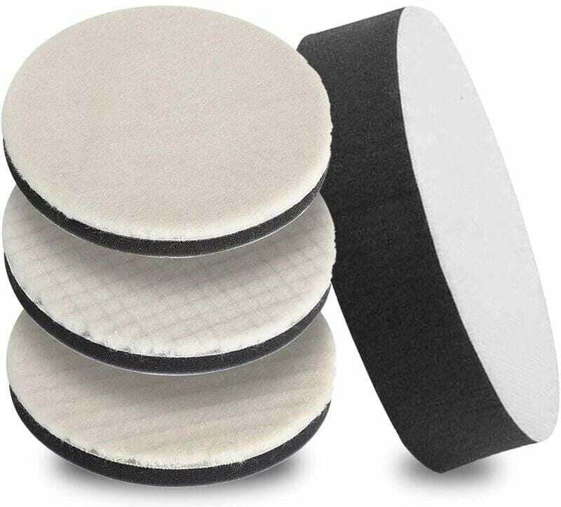 125 mm Auto-Polierwolle und -schwämme, 4er-Pack Schwamm-Polierhauben-Pads, Polierscheibe für Poliermaschine, Polierer, S...