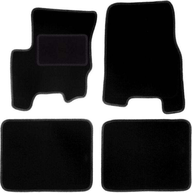 Schwarze Veloursmatten für: SsangYong Korando II (KJ) SUV (1998-2006)