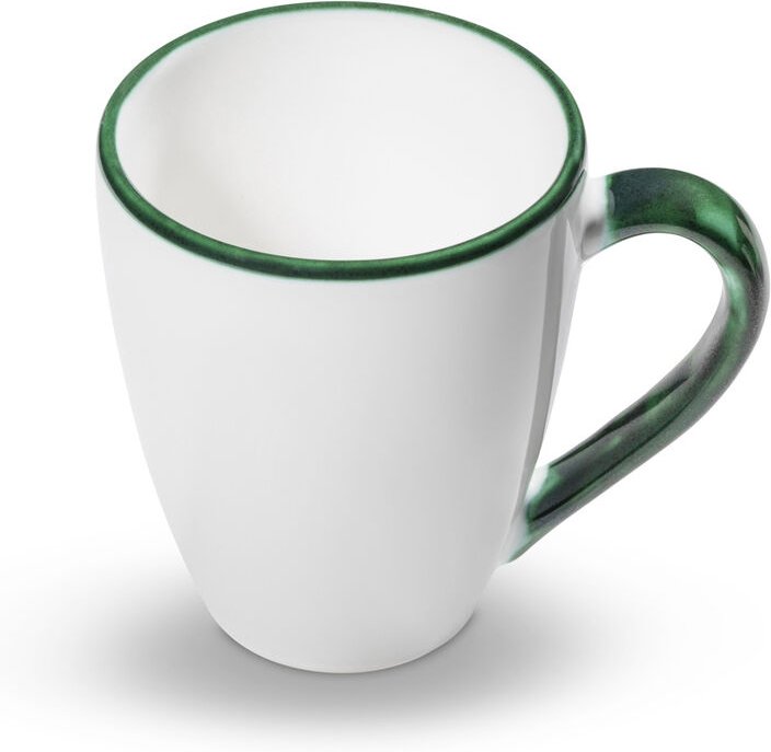 Thumbnail - Gmundner Keramik - Grüner Rand, Frühstücksbecher Max 0,3 Liter