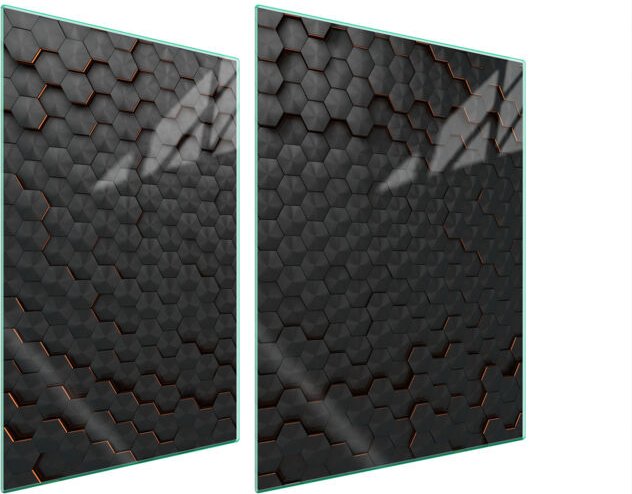 GLASSCHUTZPLATTE FÜR HERD 70x52 SCHWARZ