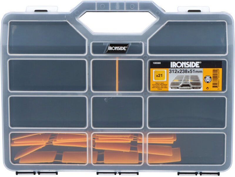 Sortimentskasten Größe s 21 Fächer 312 x 238 x 51 mm