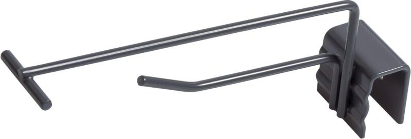 Aufsteck-Einfachhaken m. Etikettenträ. 4.0 x 100 mm