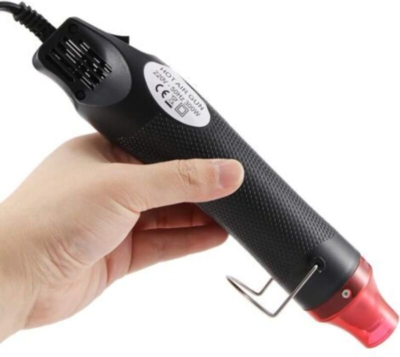 Jalleria - Tragbare Heißluftpistole mit hoher Temperatur, 300 w, für Heimwerkerarbeiten und zum Verpacken oder Trocknen ...