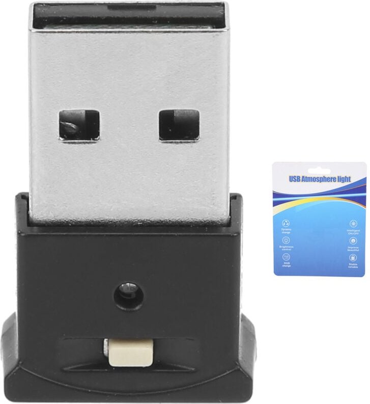 Zoternen - USB-LED-Umgebungslicht, 8 Farben, rgb, dynamische Änderung der Helligkeit, einstellbare Mini-Dekorationslampe...