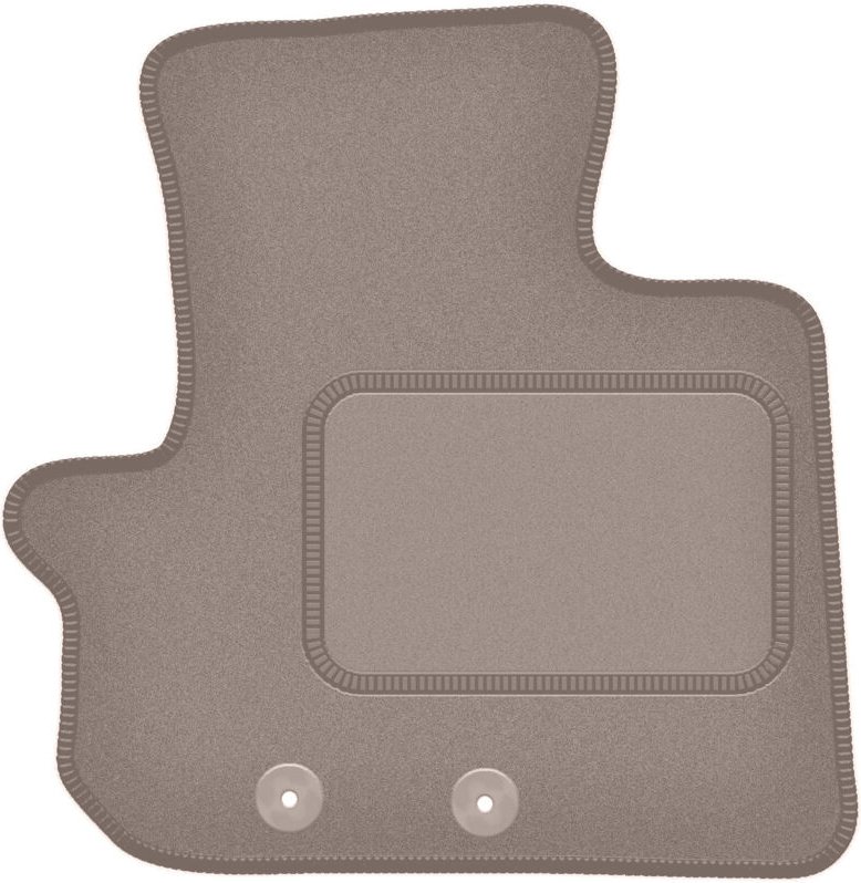 Beige Fahrermatte für: Toyota IQ Fließheck (2009-)