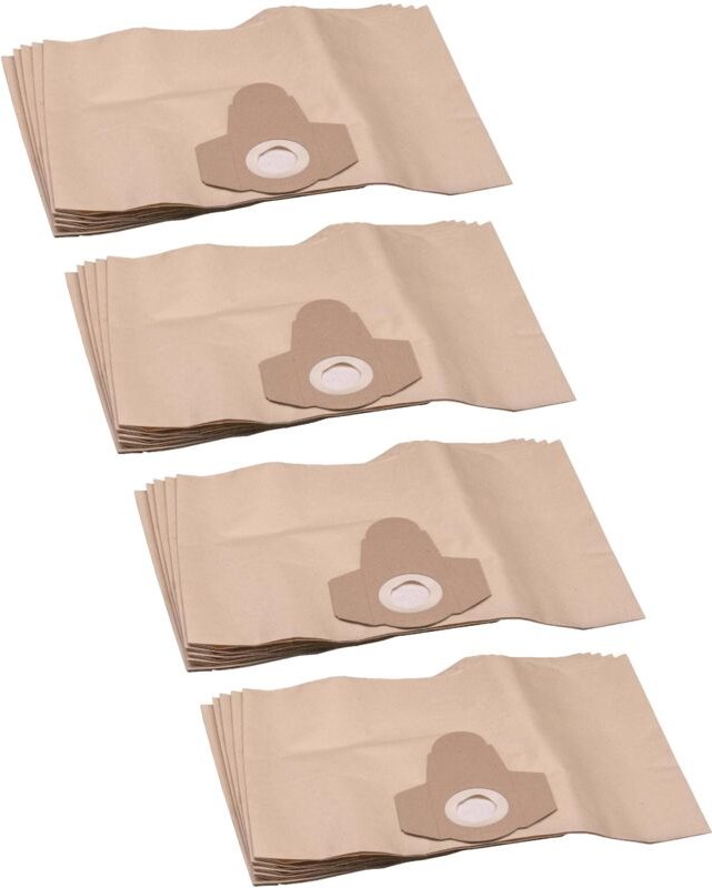 20x Staubsaugerbeutel kompatibel mit Einhell hps 1300, Duo 1250, mx-vc 1215S, hps 1300/1 Staubsauger - Papier, 47,5cm x ...